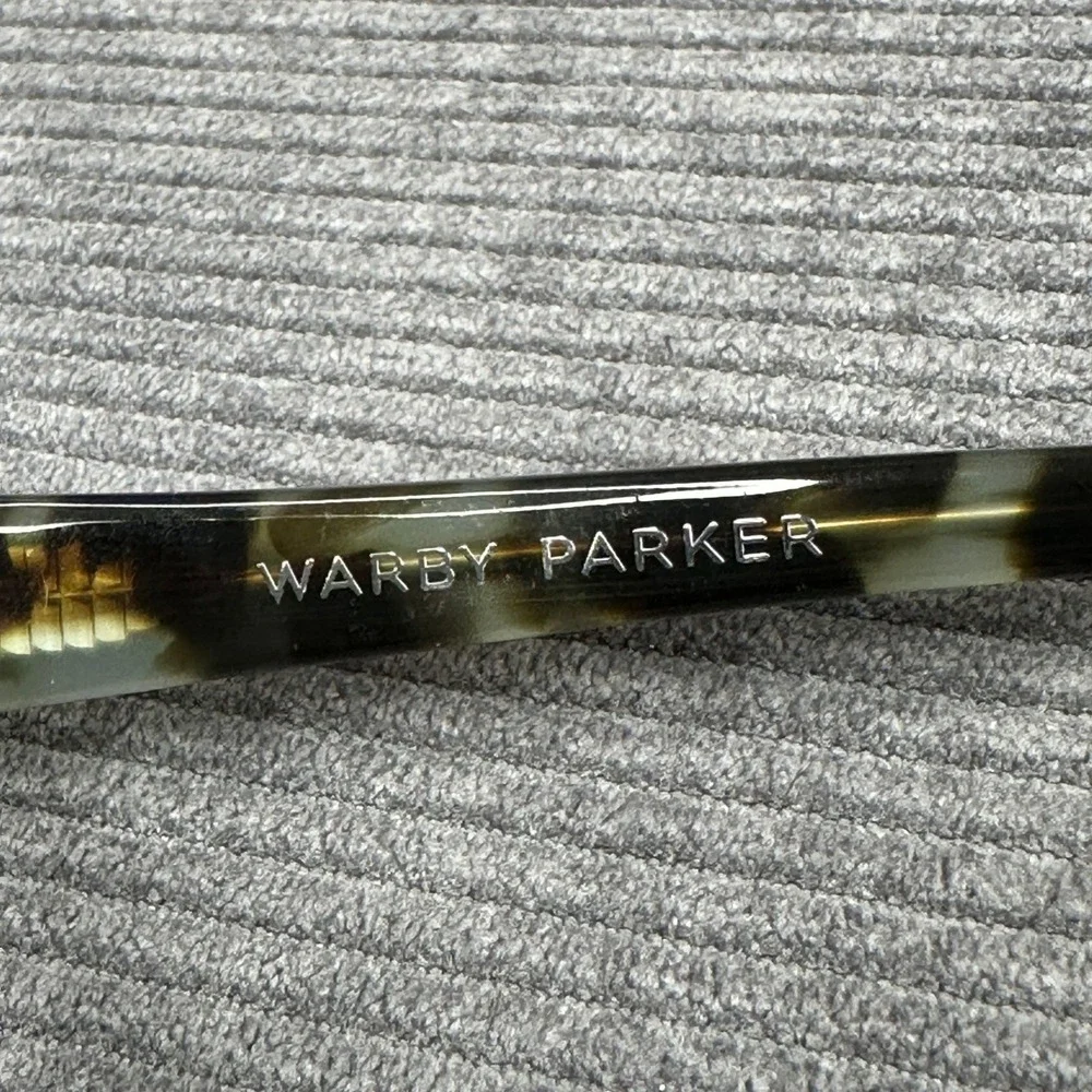 Warby Parker Banks 142 Eyeglasses Frames Sea Glass Tortoise Cat‎ Eye 52-21-145